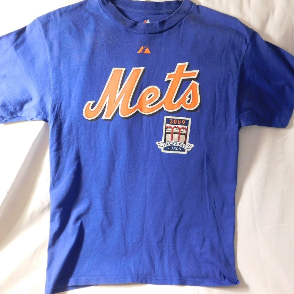 Majestic Blue Mets Short Sleeve Tee